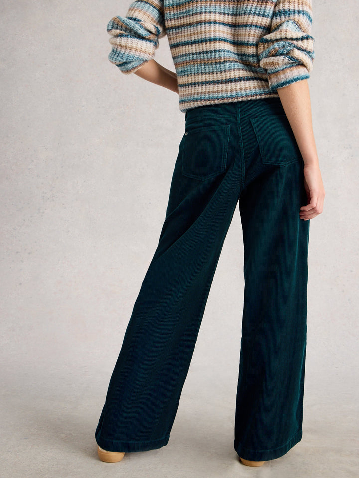 White Stuff Ayla Cord Trouser 444710 Teal