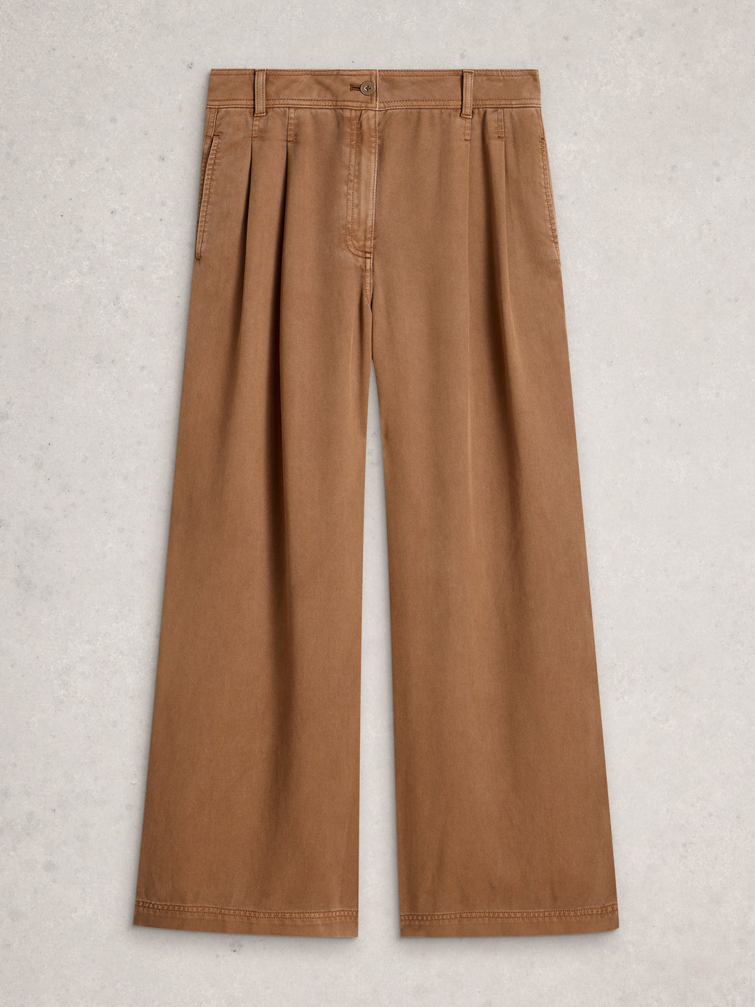 White Stuff Sasha Wide Leg Trouser  445089  Mid Tan