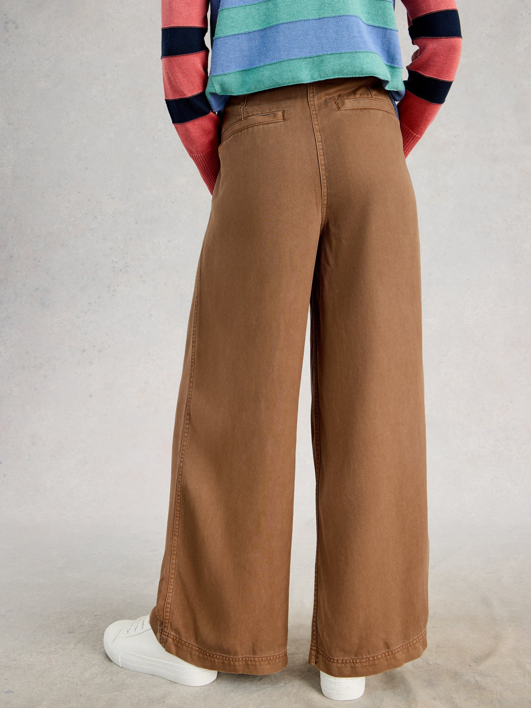 White Stuff Sasha Wide Leg Trouser  445089  Mid Tan