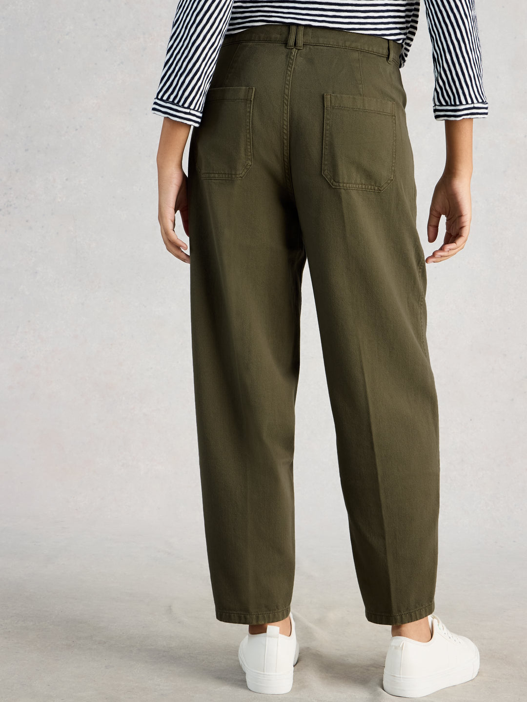 White Stuff Aubrey Barrel Pant Khaki 445090