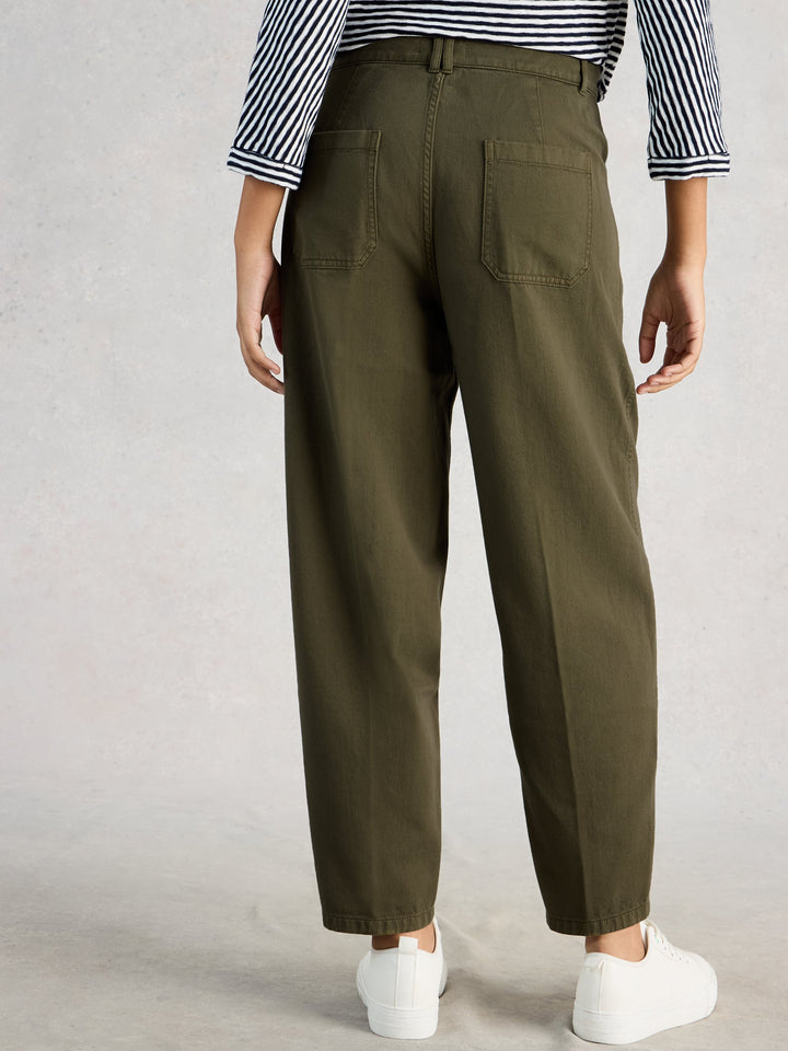White Stuff Aubrey Barrel Pant Khaki 445090