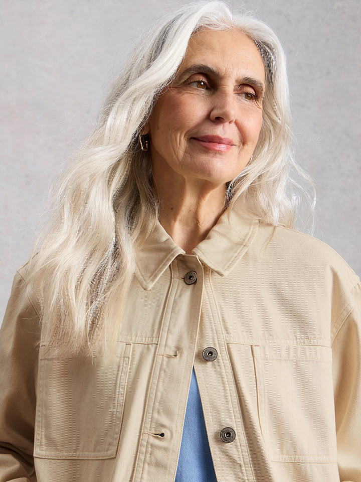 White Stuff Luna Jacket Lt Natural 445095