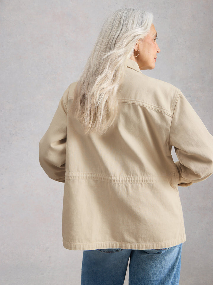 White Stuff Luna Jacket Lt Natural 445095