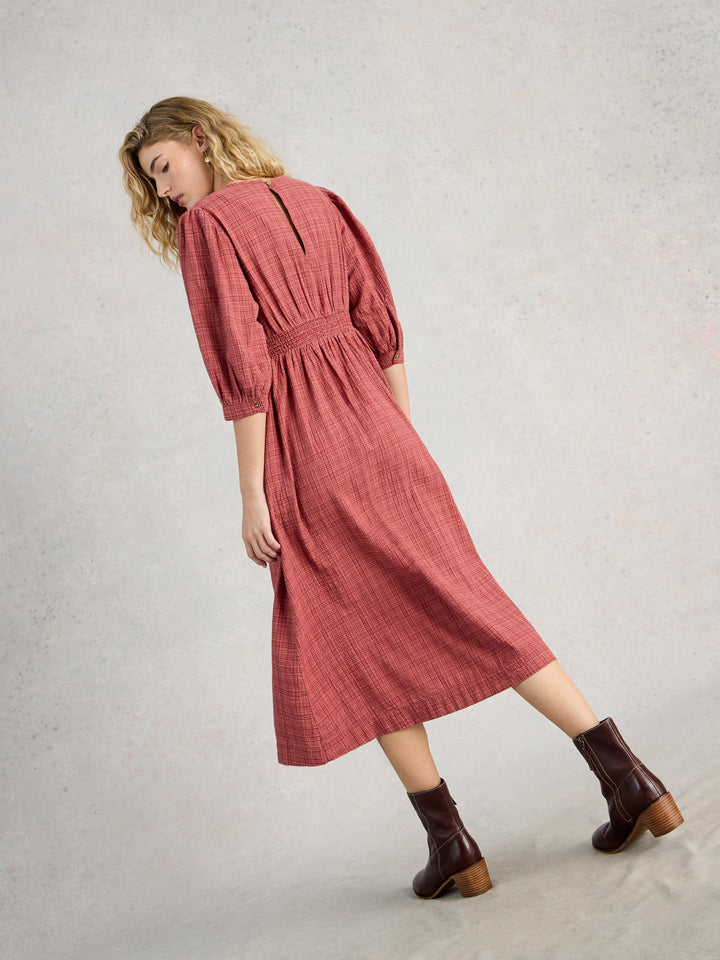 White Stuff Lucy Midi Dress  445271  Mid Pink