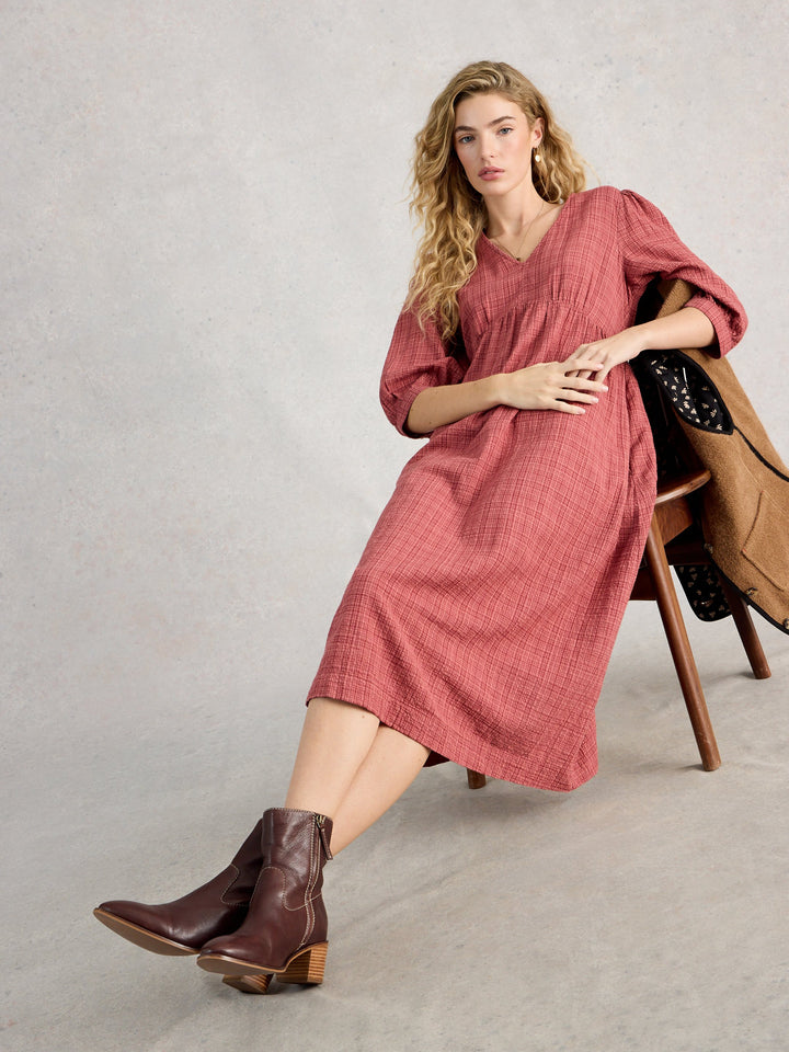 White Stuff Lucy Midi Dress  445271  Mid Pink
