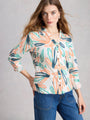 White Stuff Annie Jersey Shirt 445365  Ivory Print