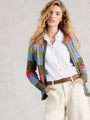 White Stuff Lulu Striped Cardigan  445400  Green Multi