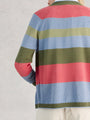 White Stuff Lulu Striped Cardigan  445400  Green Multi