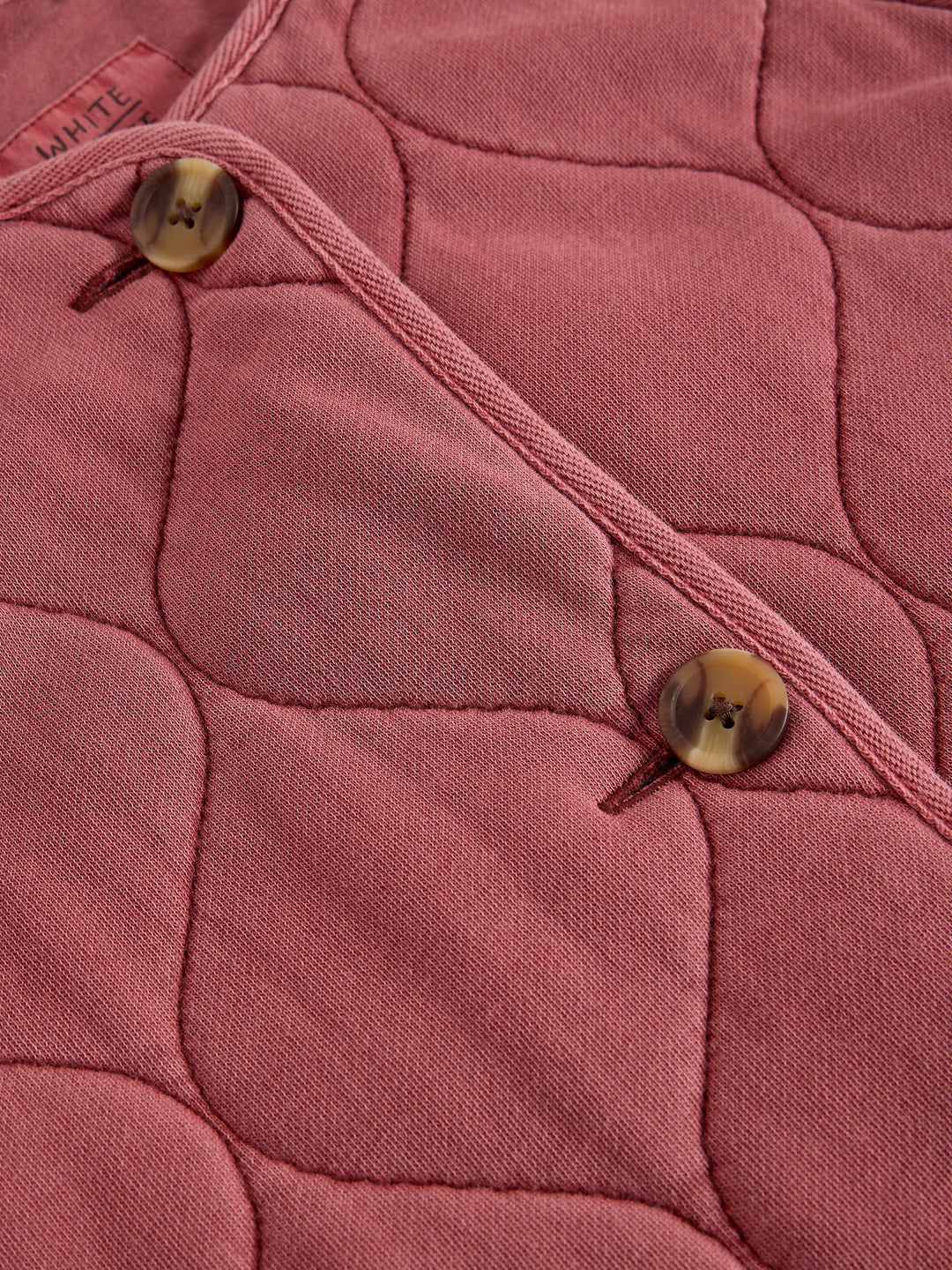 White Stuff Anya Jersey Quilted Jacket  445499  Mid Pink