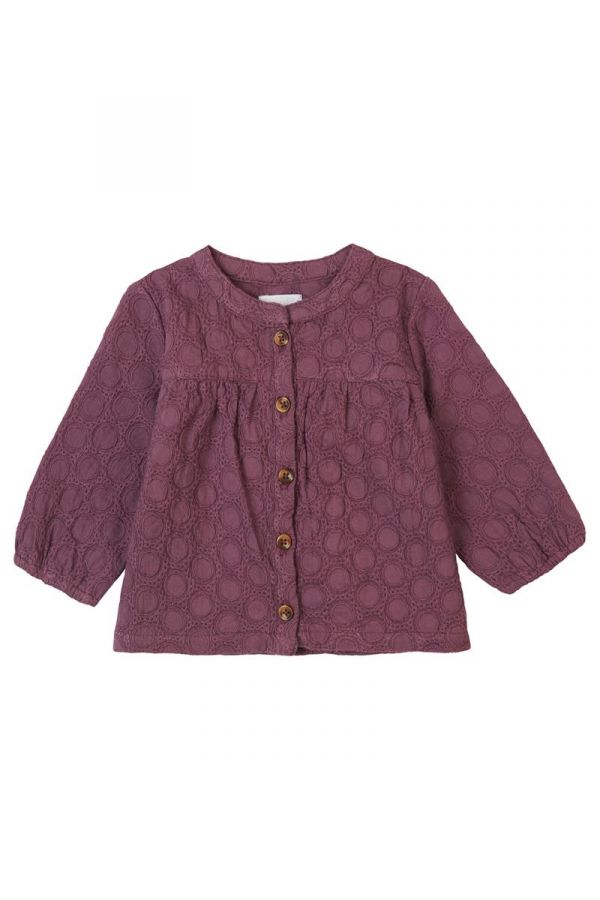 Noppies Baby Girl Long Sleeve Blouse   4460110   Flint **