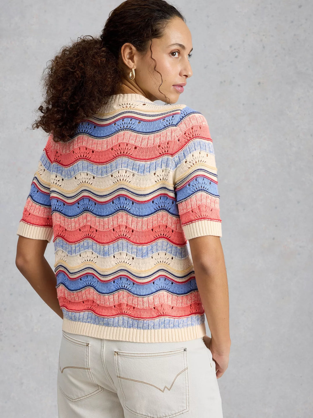 White Stuff Isabella Cardi 446358 Wavy