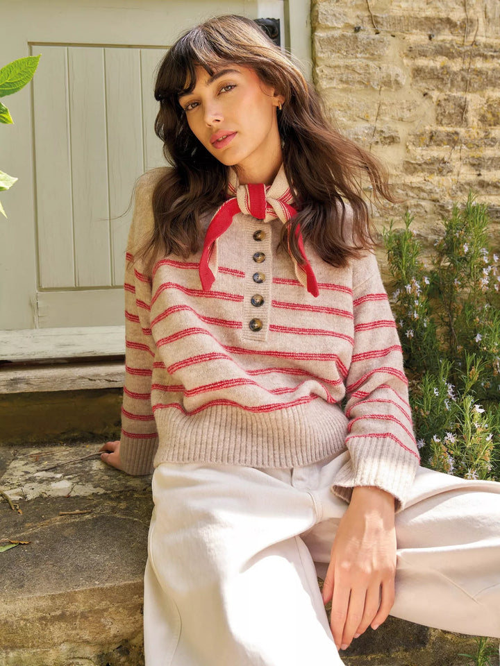 White Stuff Stripe Henley 446736