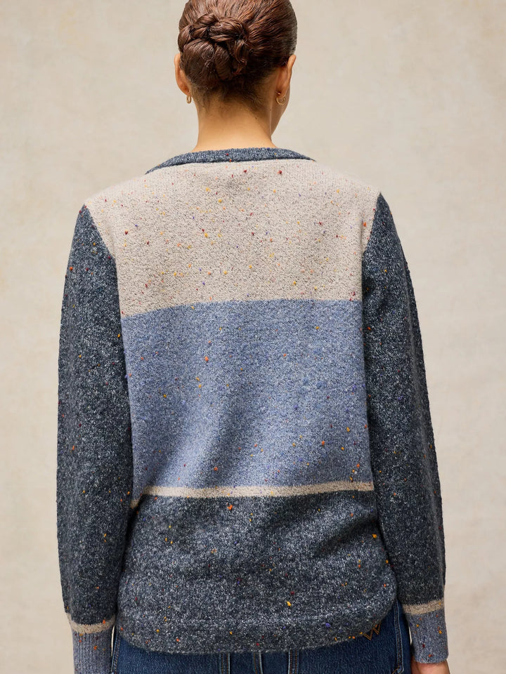 White Stuff Talia Pullover 446747 Blue Multi