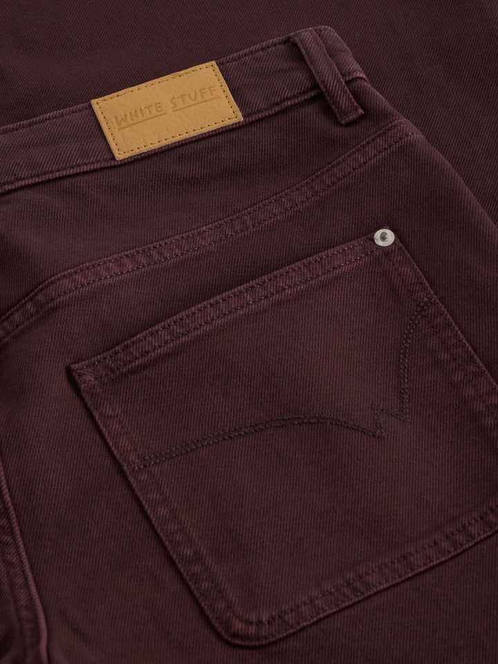 White Stuff Tia Wide Leg Crop Jean  446870  Dark Brown