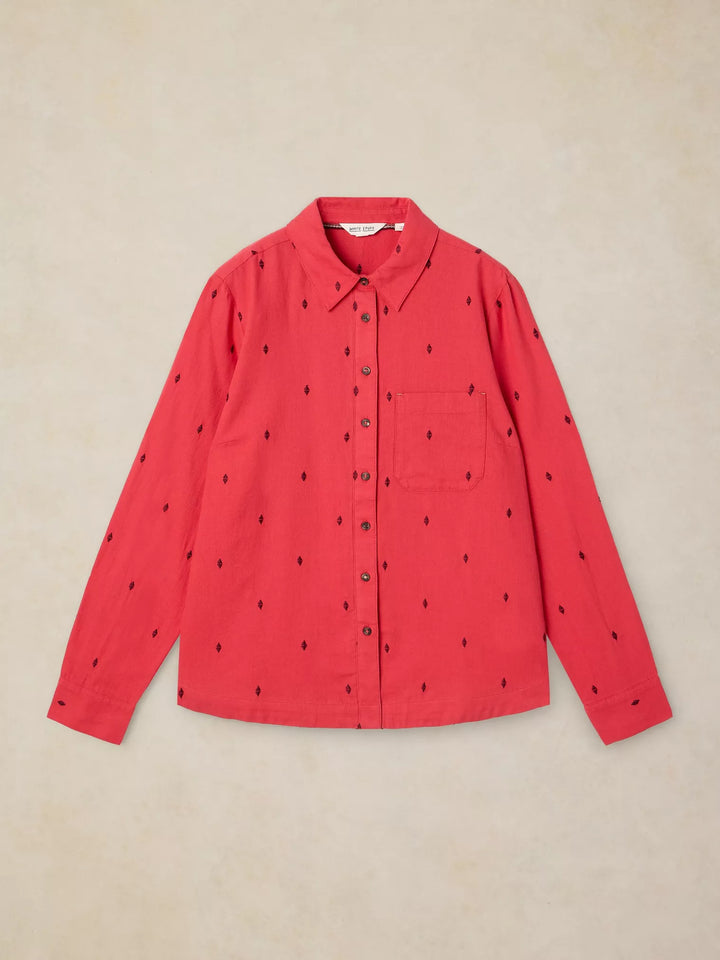White Stuff Libby Shirt 447006 Brt Pink