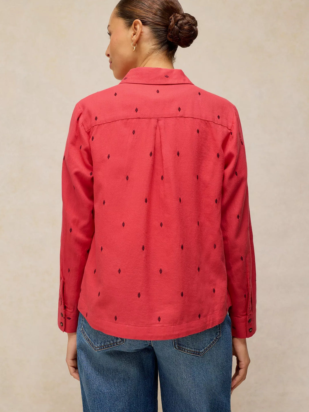 White Stuff Libby Shirt 447006 Brt Pink