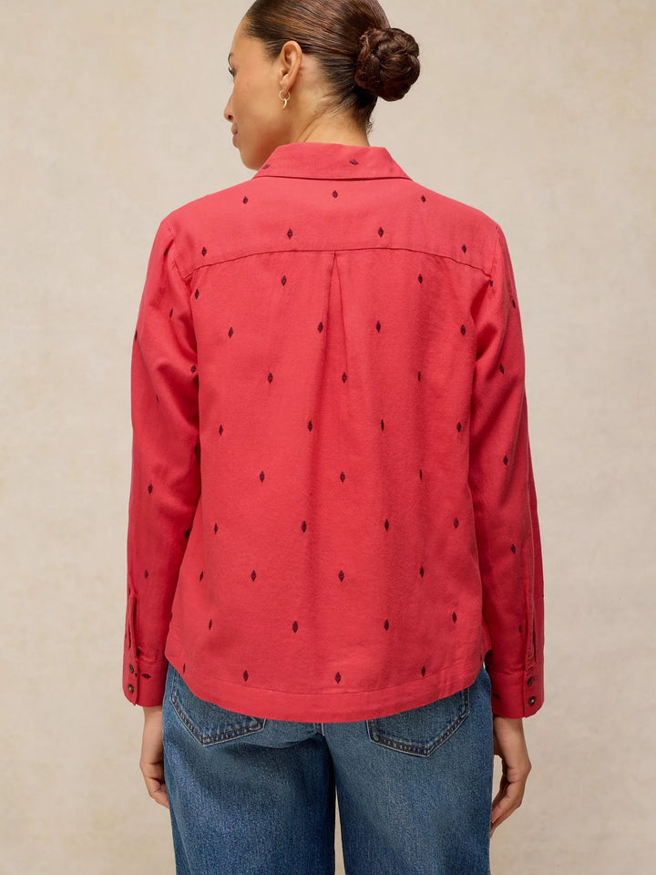 White Stuff Libby Shirt 447006 Brt Pink