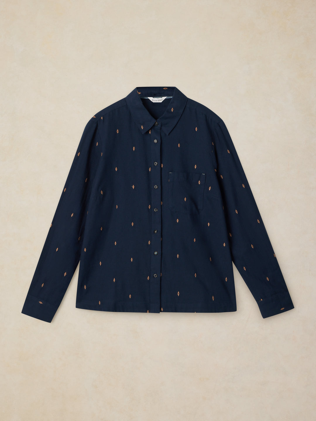 White Stuff Libby Cotton Shirt  447014  Dark Navy