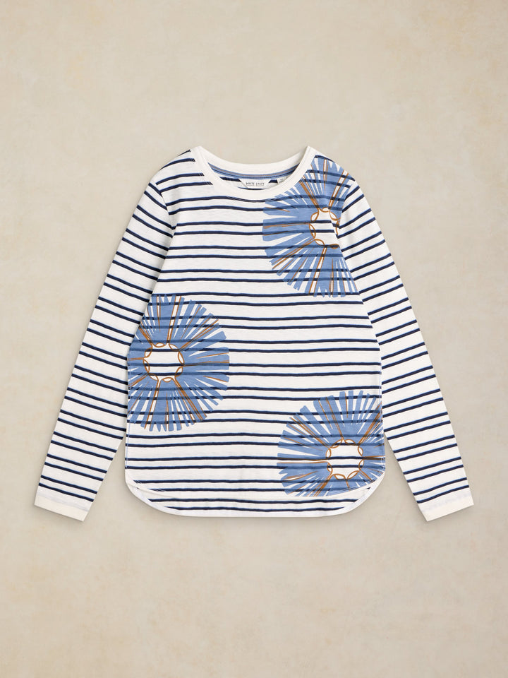 White Stuff Clara Tee 447078 White Print