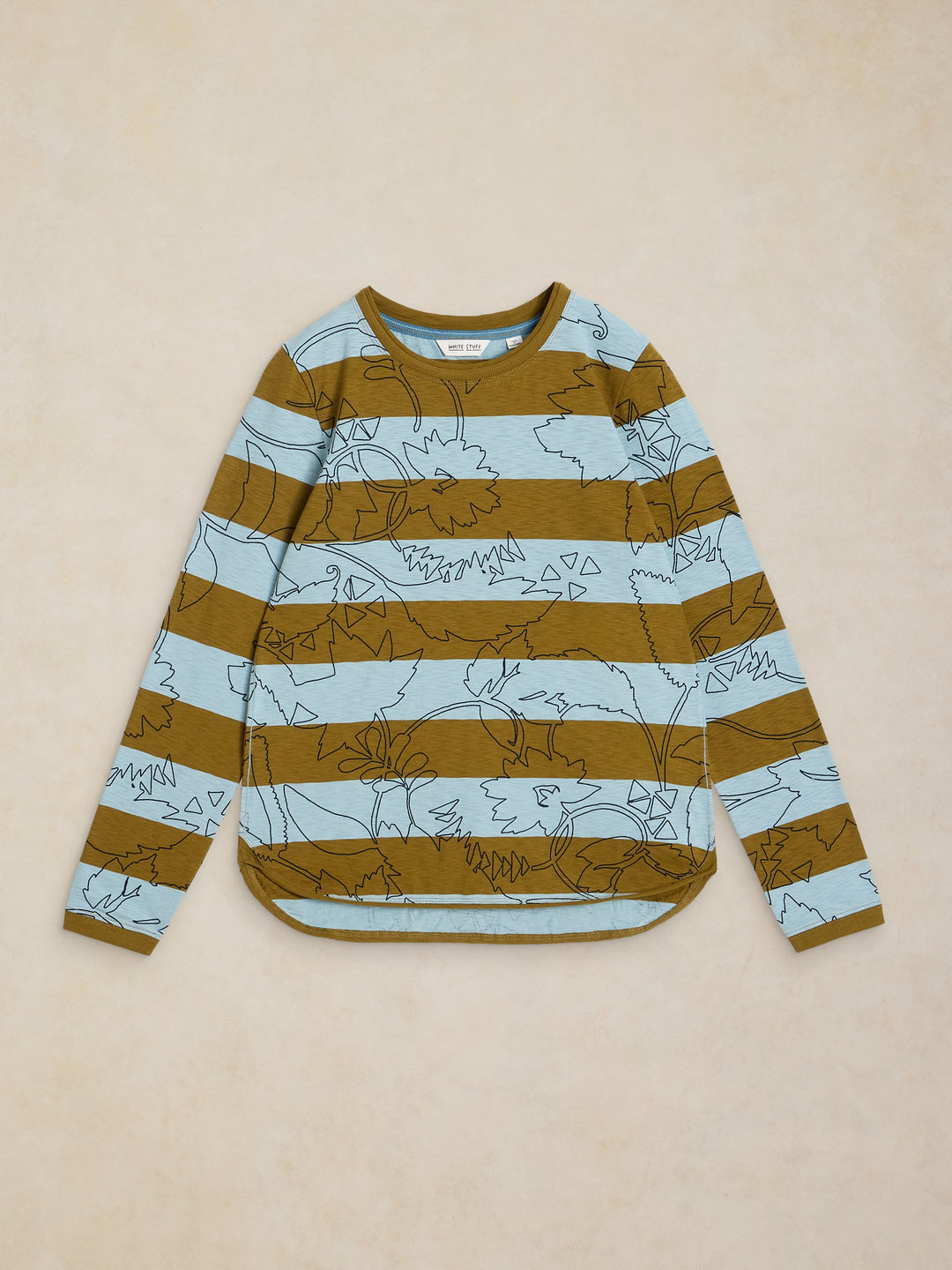 White Stuff Clara Tee 447079 Blue Stripe