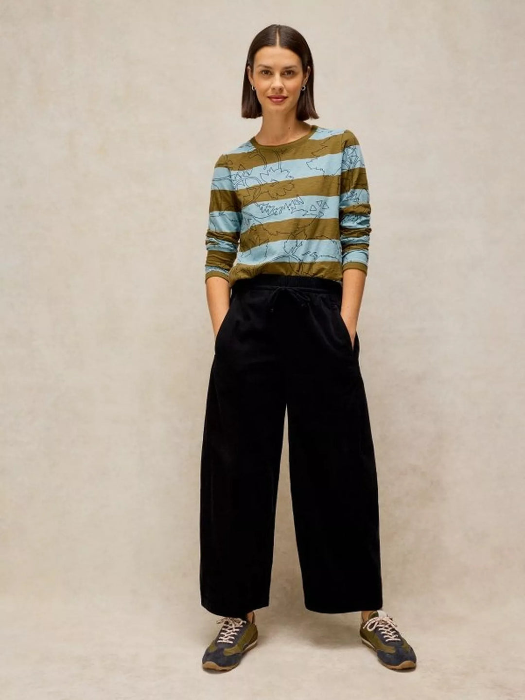 White Stuff Clara Tee 447079 Blue Stripe