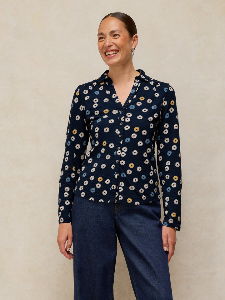 White Stuff Annie Shirt 447101 Navy