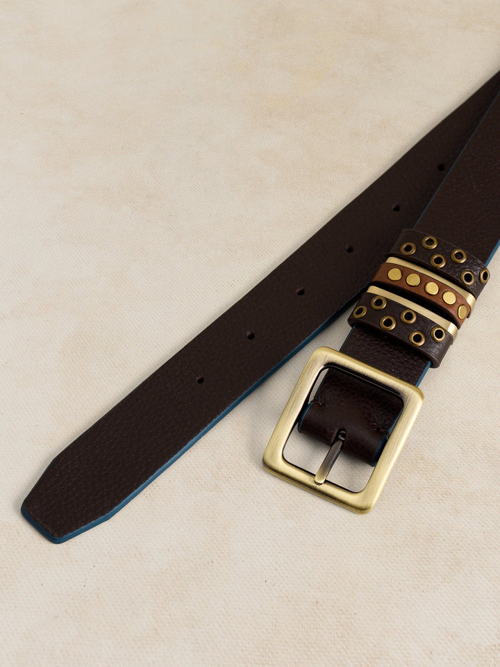 White Stuff Stevie Belt  447734  Dark Brown