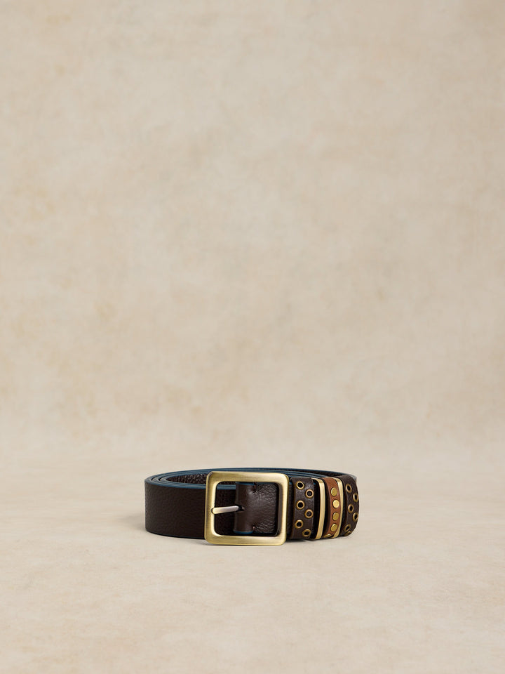 White Stuff Stevie Belt  447734  Dark Brown
