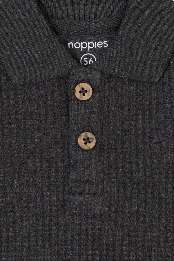 Noppies Baby Boy Long Sleeve Romper   4494110   Phantom *
