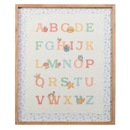 Raz Kinder Alphabet Framed Wall Art 4521317