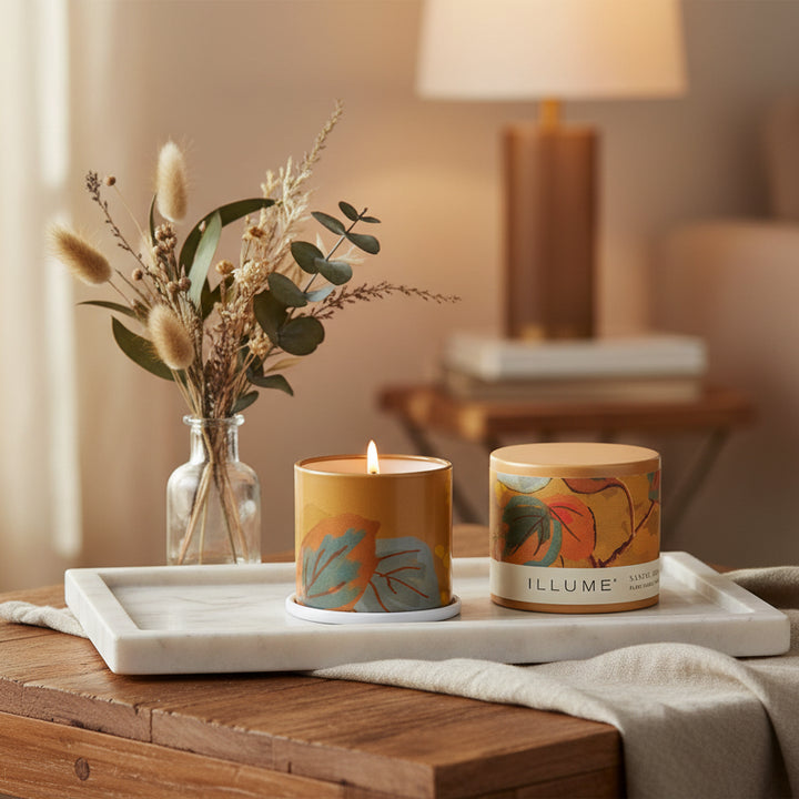 Illume Santal Birch Demi Vanity Tin Candle