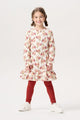 Noppies Girls Long Sleeve Dress   4560411     Buttercream **