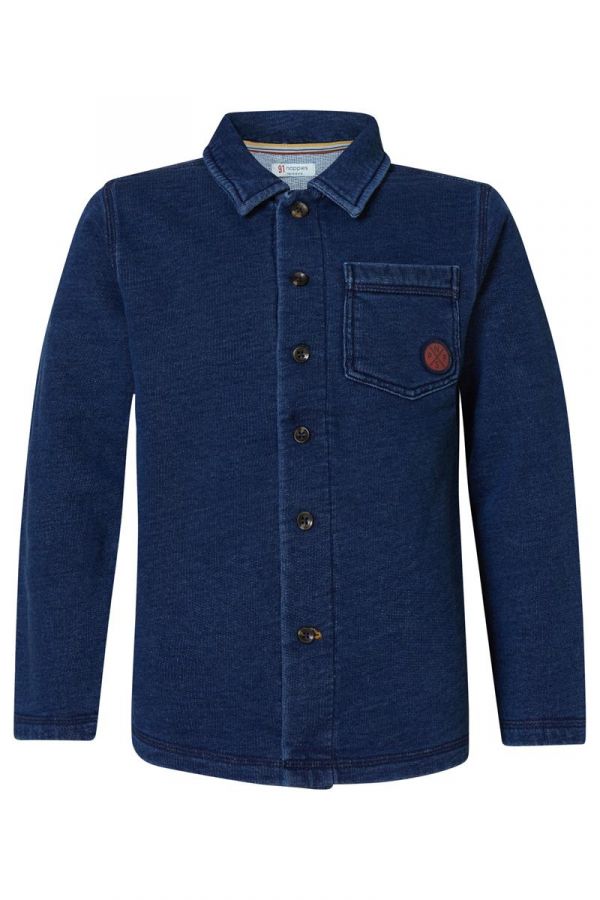 Noppies Boys Collared Long Sleeve Shirt   4570111   Indigo Blue *