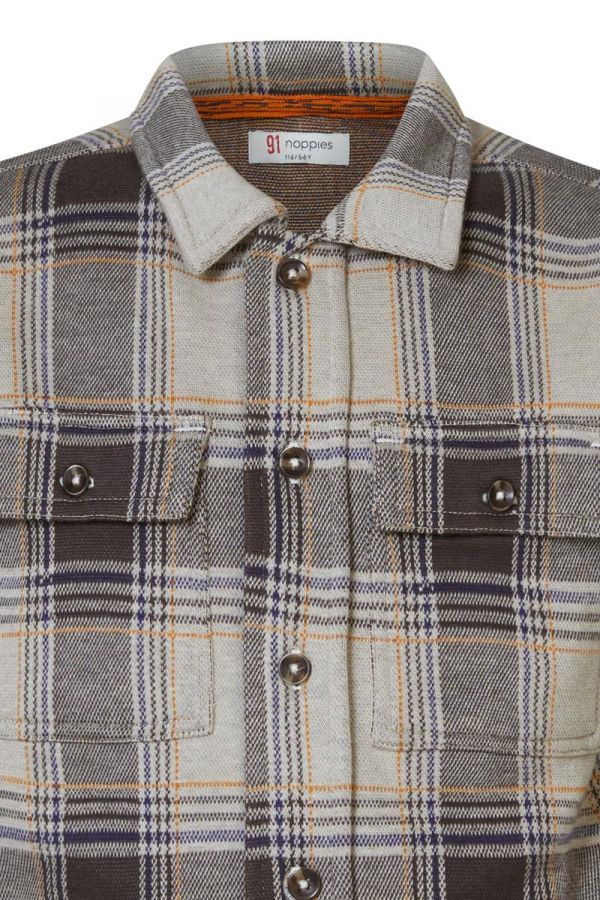 Noppies Boys Long Sleeve Check Shirt  4580111   Fog **