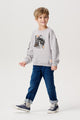 Noppies Boys Long Sleeve Sweatshirt   4580215   Silver Sconce *