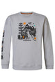 Noppies Boys Long Sleeve Sweatshirt   4580215   Silver Sconce *