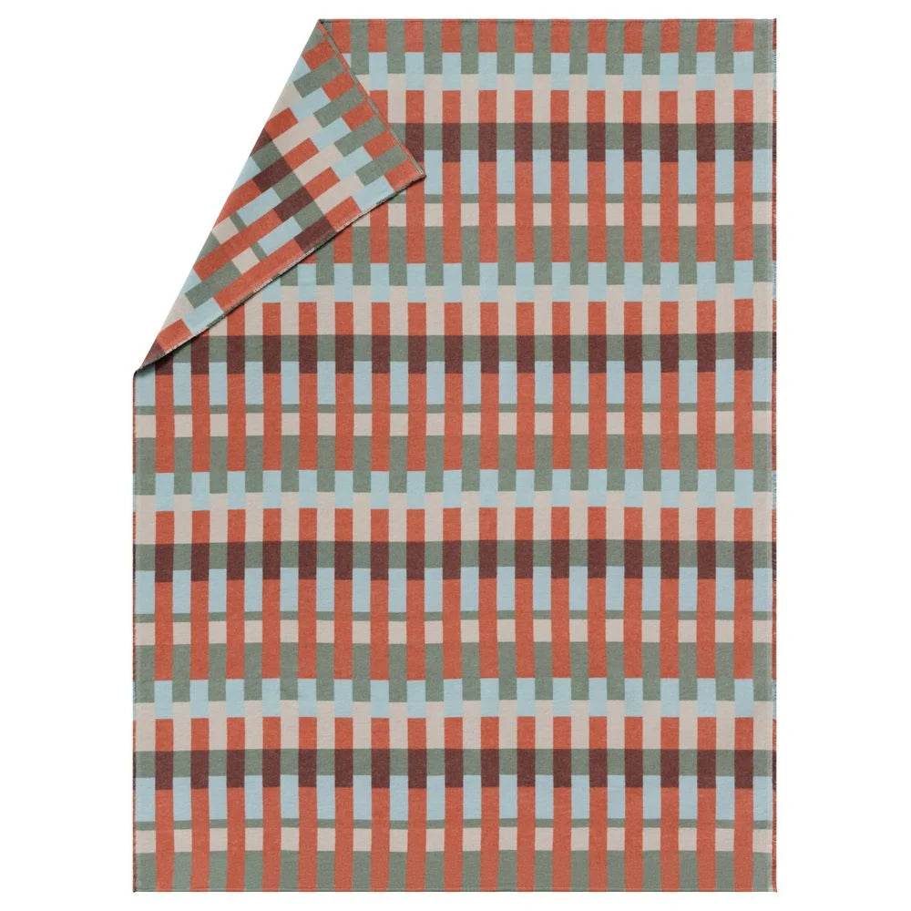 David Fussennegger Luca Throw Green Patchwork