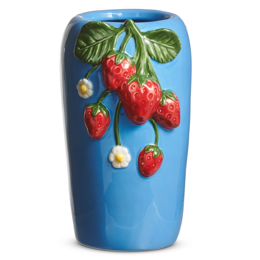 Raz Strawberry Vase