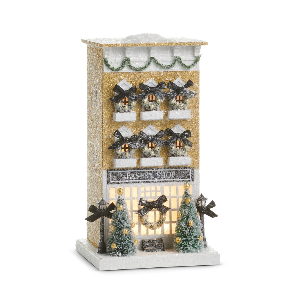 Raz Lighted Paper Pastry Shop  4615526