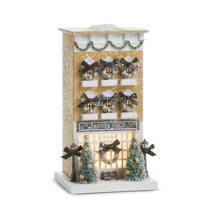 Raz Lighted Paper Pastry Shop  4615526
