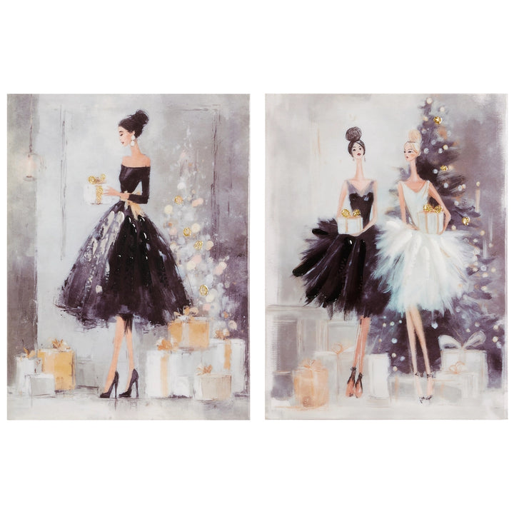 Raz 14.25" Moonlight Gala Wall Art 4636623
