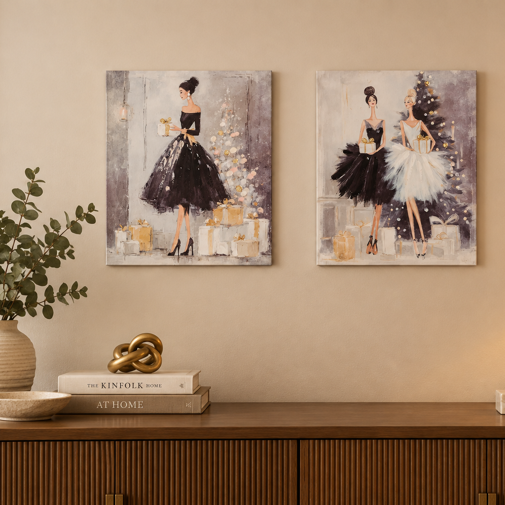 Raz 14.25" Moonlight Gala Wall Art 4636623