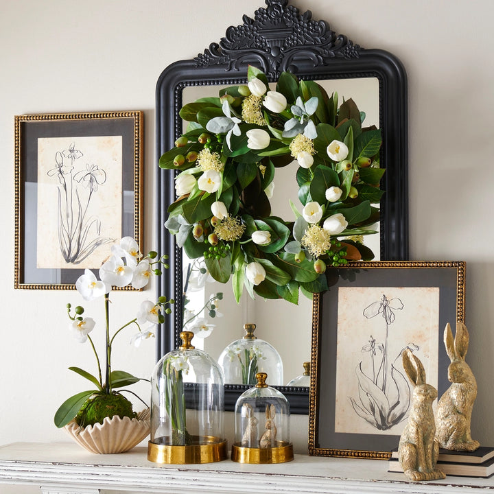 Raz Floral Line Art Framed Print 4644556