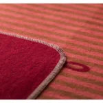 David Fussenegger Silvretta Cotton Throw  46451940  Bordeaux Bows Allover