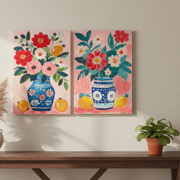 Raz Lemon Bloom Wall Art 4656202