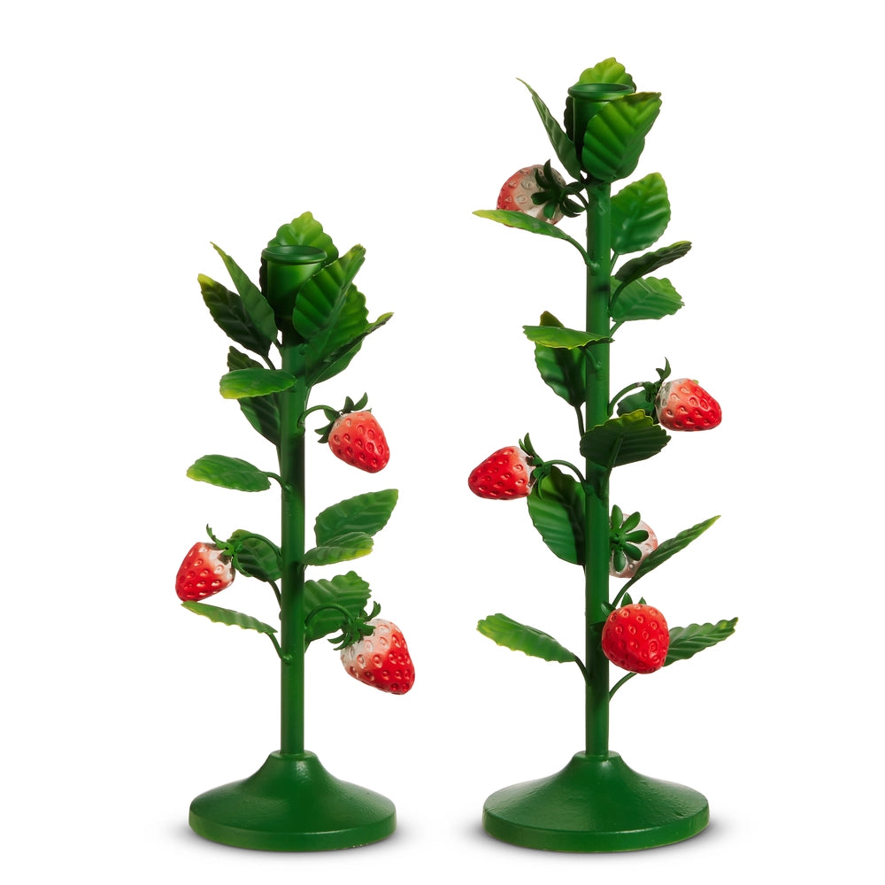 Raz Strawberry Candlestick Holder 4657217
