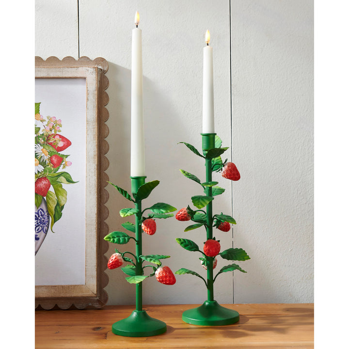 Raz Strawberry Candlestick Holder 4657217