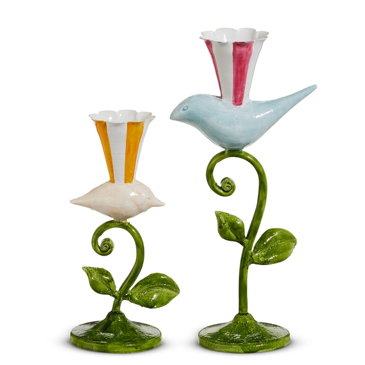 Raz Bird on Vine Candle Holder 4659085