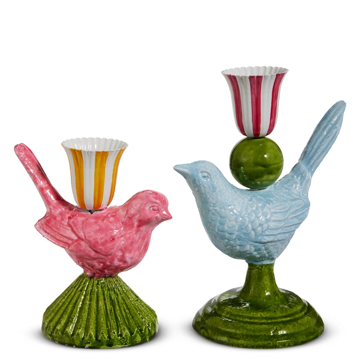 Raz Bird Candlesticks 4659086