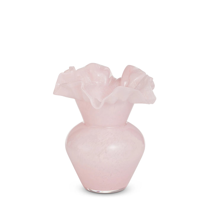 Raz Pink Ruffle Vase 4670419